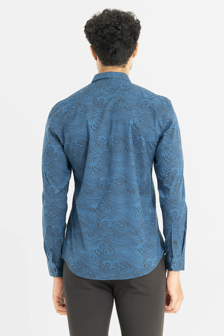 Feng Blue Shirt
