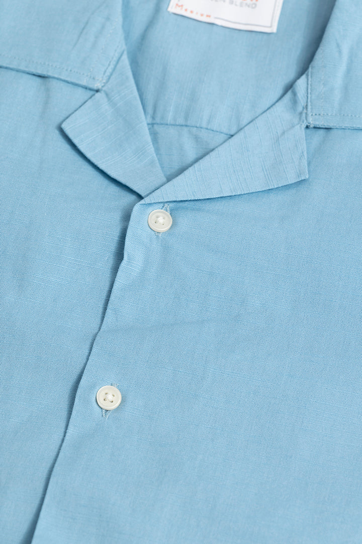 Cambric Linen Blue Shirt