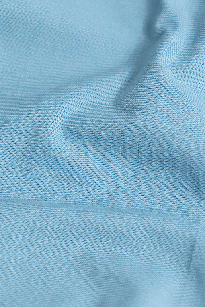 Cambric Linen Blue Shirt