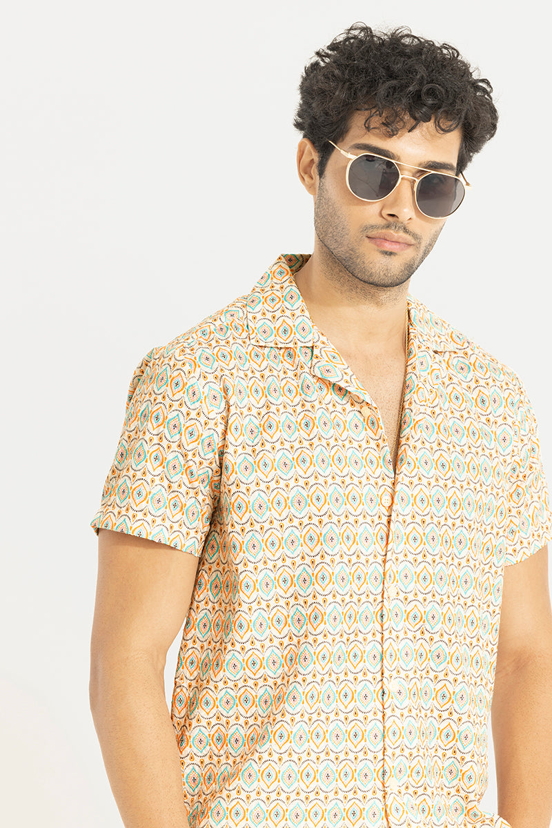 Onthread Yellow Embroidery Shirt