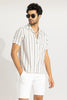 Diamond Stripe Off-White Shirt
