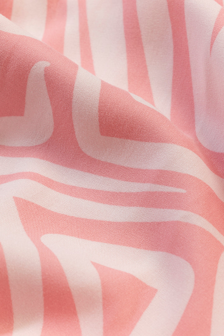 Maze Line Pink Shirt