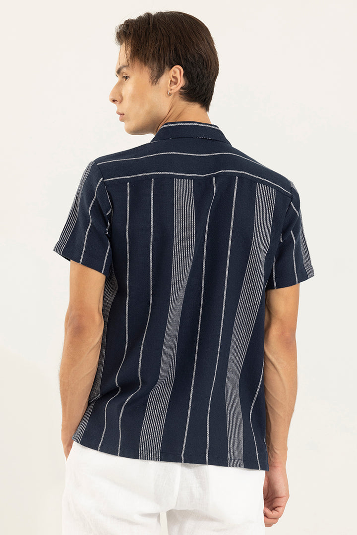 Astral Weave Stripe Blue Shirt