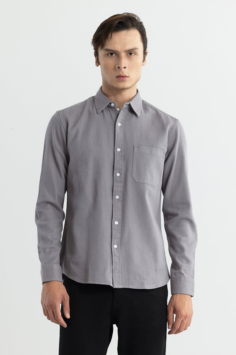Buy Men's Axton Grey Shirt Online | SNITCH