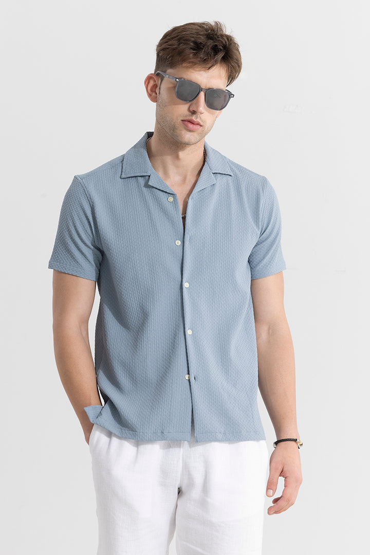 Buy Men's Chimera Sky Blue Shirt Online | SNITCH