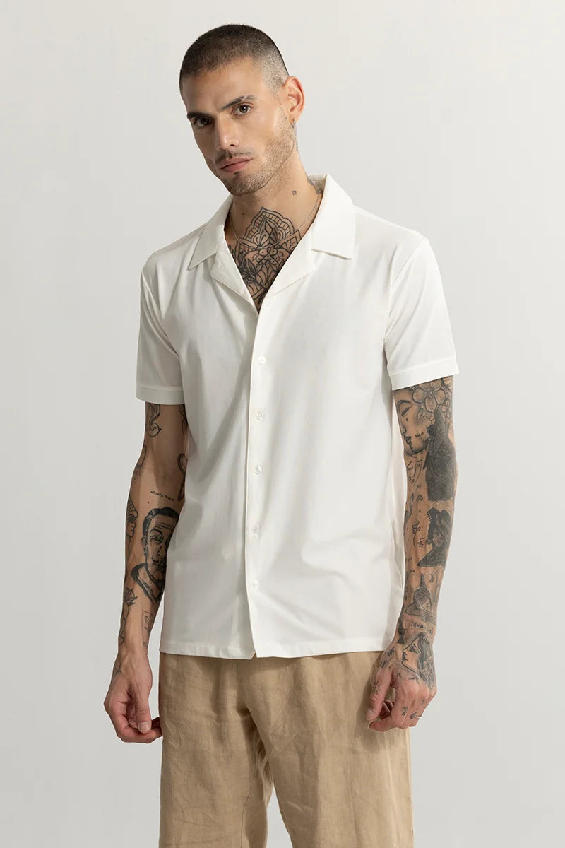 Buy Men's Jenzen White Shirt Online | SNITCH