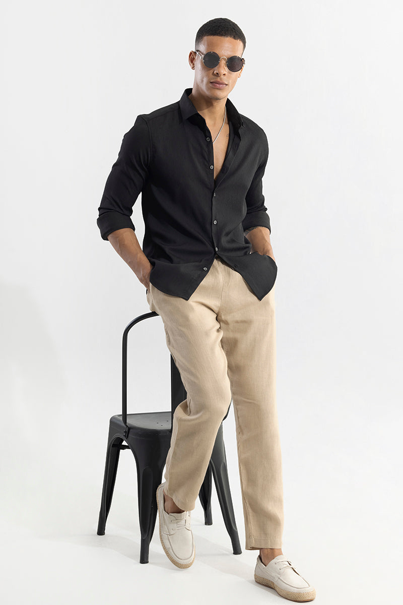 Buy Men's Dekline Black Shirt Online | SNITCH