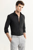 Coal Stripe Black Giza Cotton Shirt