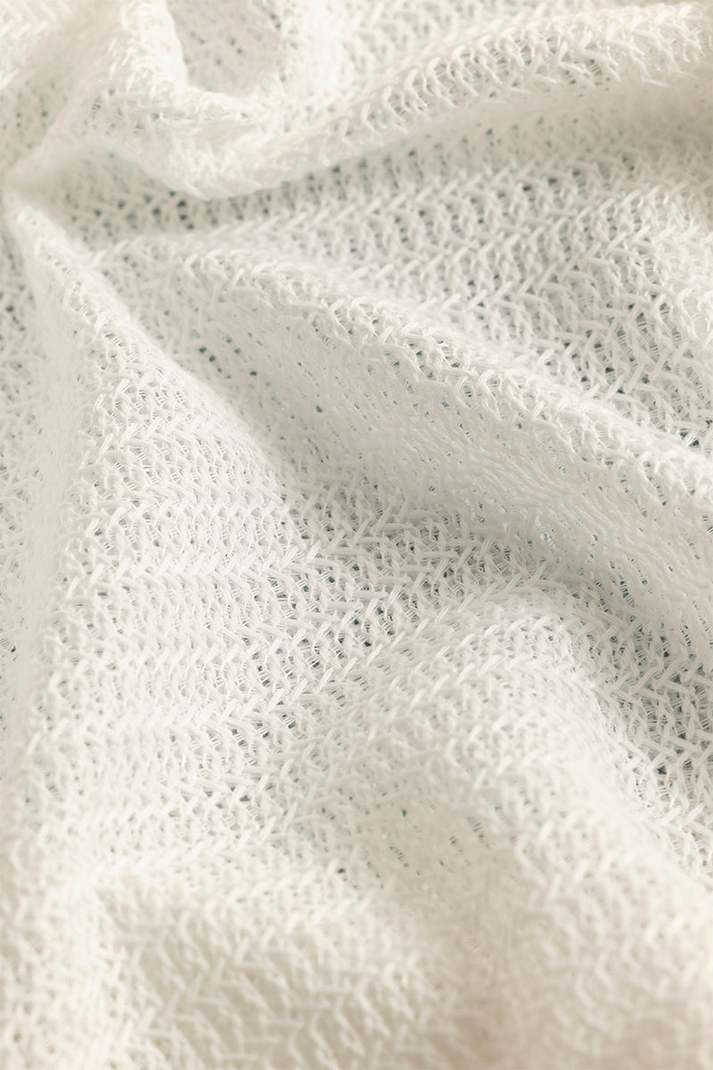 KnitCraft Crochet White Shirt