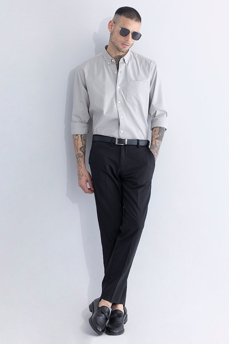 Holographic grey shirt – TheHaberdasher.in