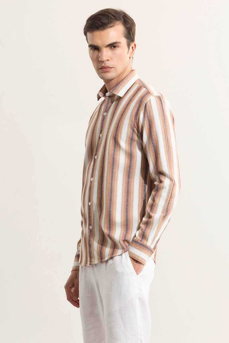 Mod Stripe Orange Shirt