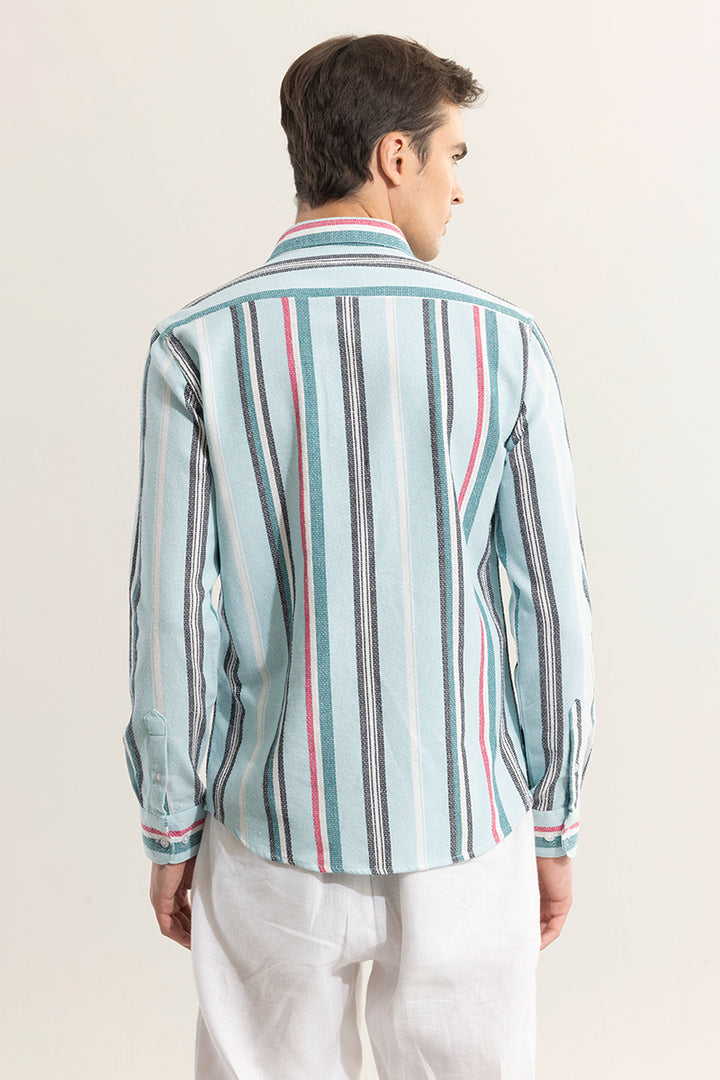 Mod Stripe Blue Shirt