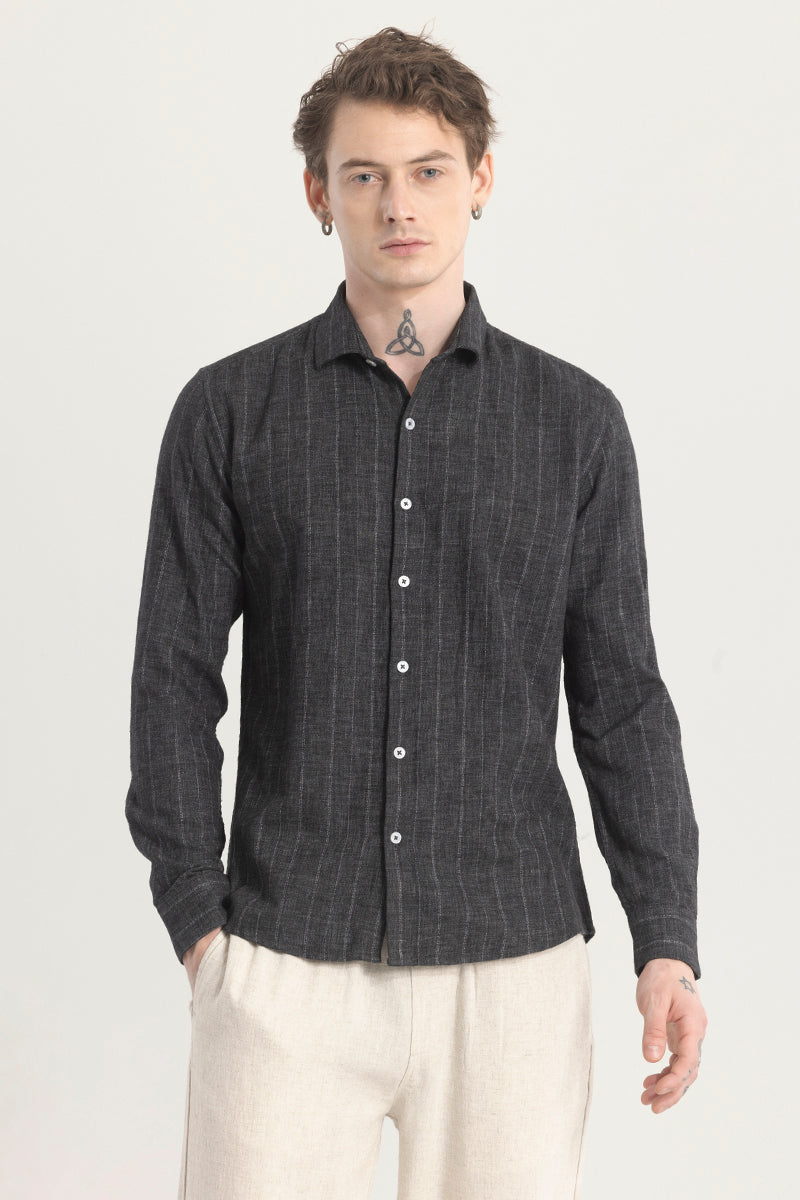 Charbonyx Stripe Black Shirt