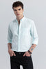 Minimalist Elegance Ice Blue Shirt