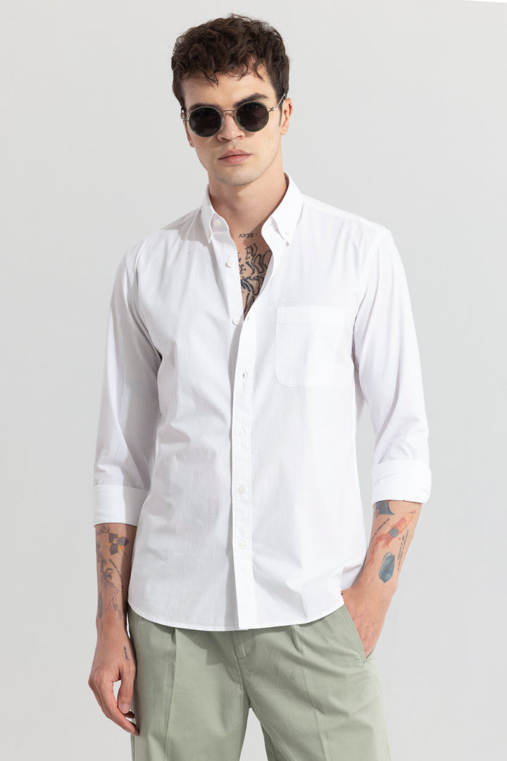 Minimalist Elegance White Shirt
