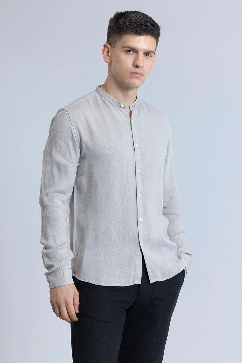 Coastal Linen Grey Shirt