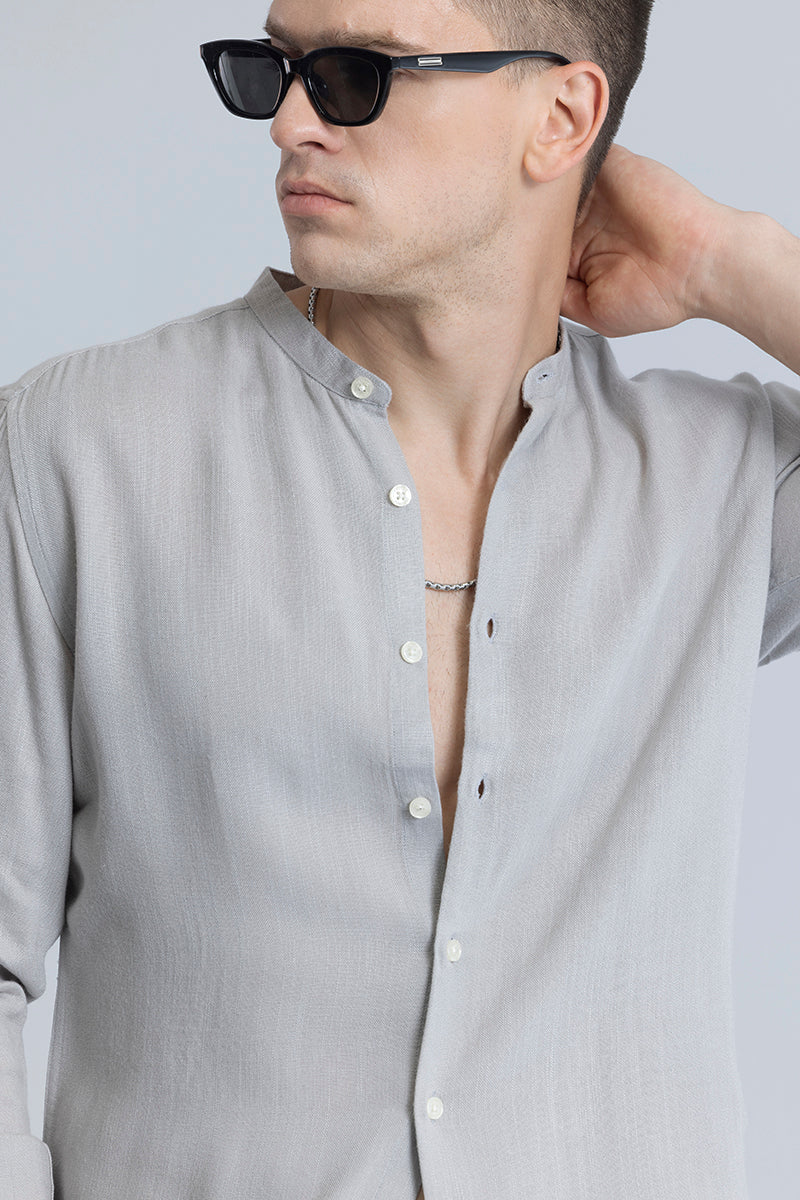 Coastal Linen Grey Shirt