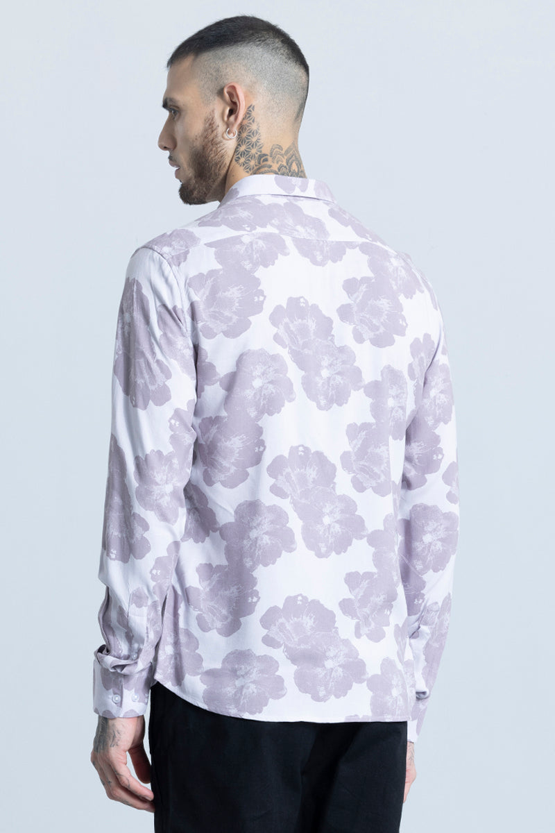 Hibiscus Oasis Purple Shirt