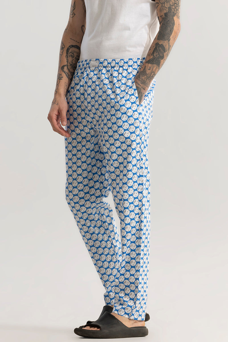 Dice Print Blue Pyjama