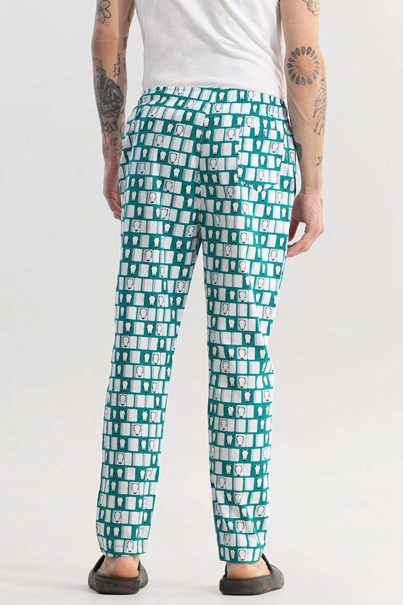 Mens penguin print pyjamas clearance
