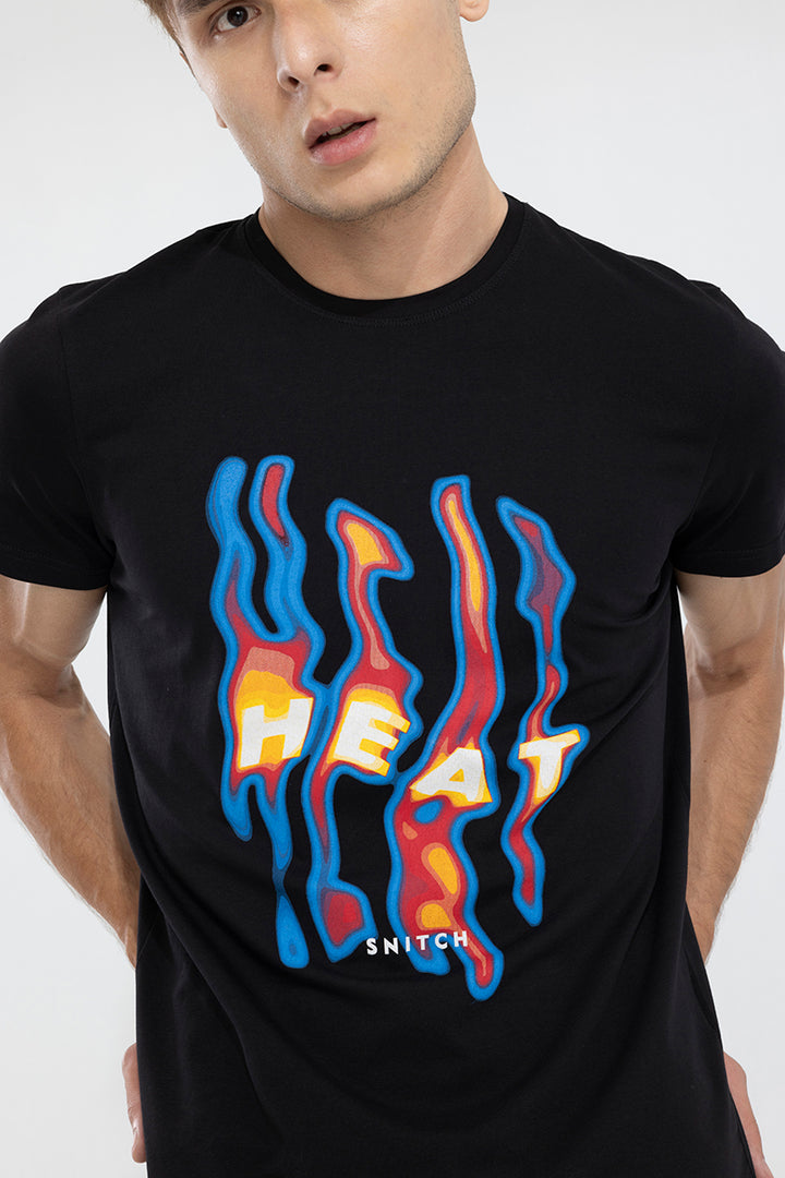 Heat Black T-Shirt
