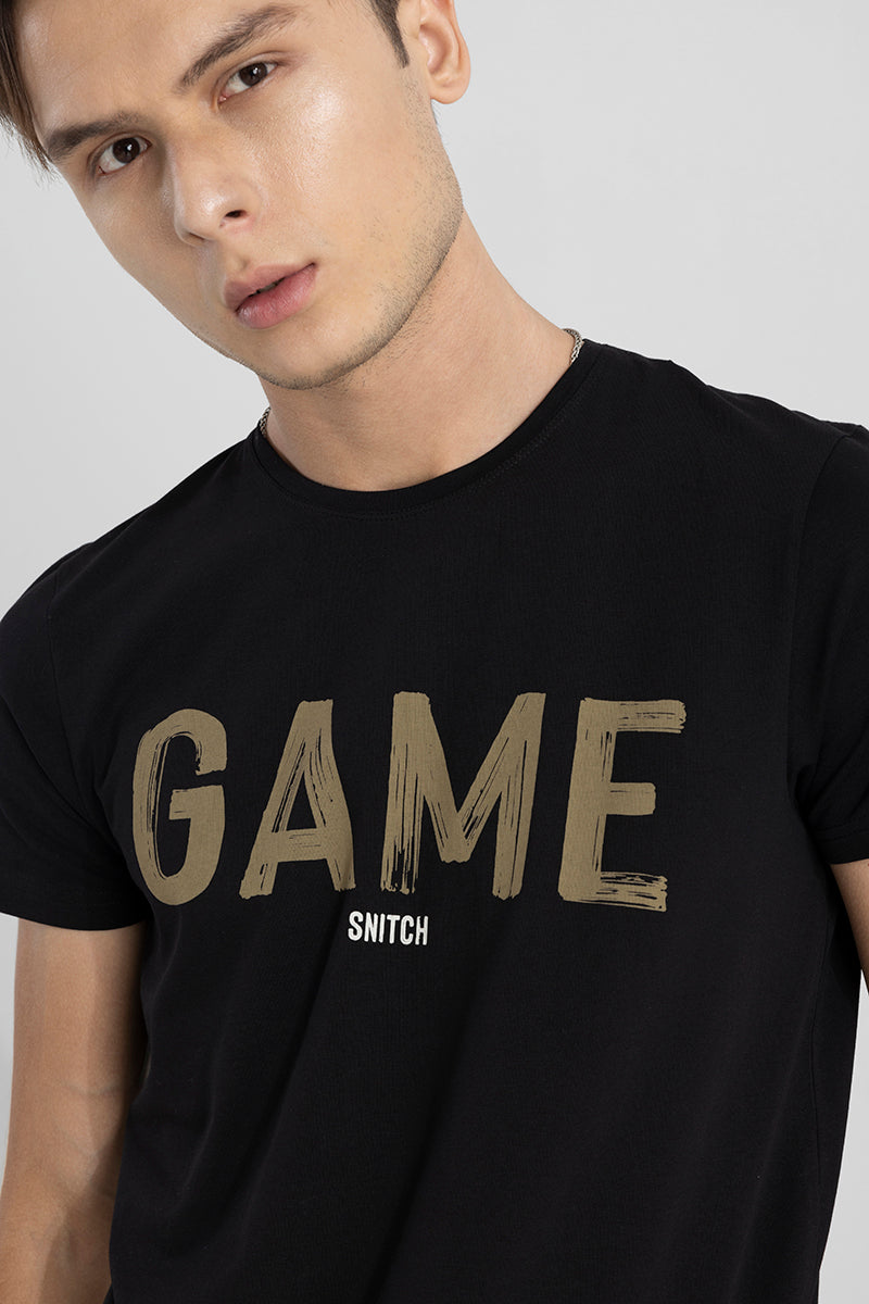 Game Black T-Shirt