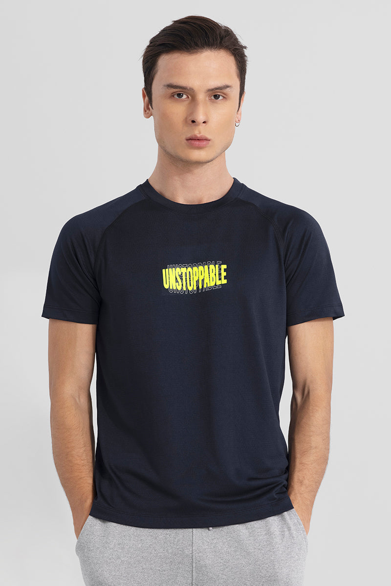 Unstoppable Navy Active T-Shirt