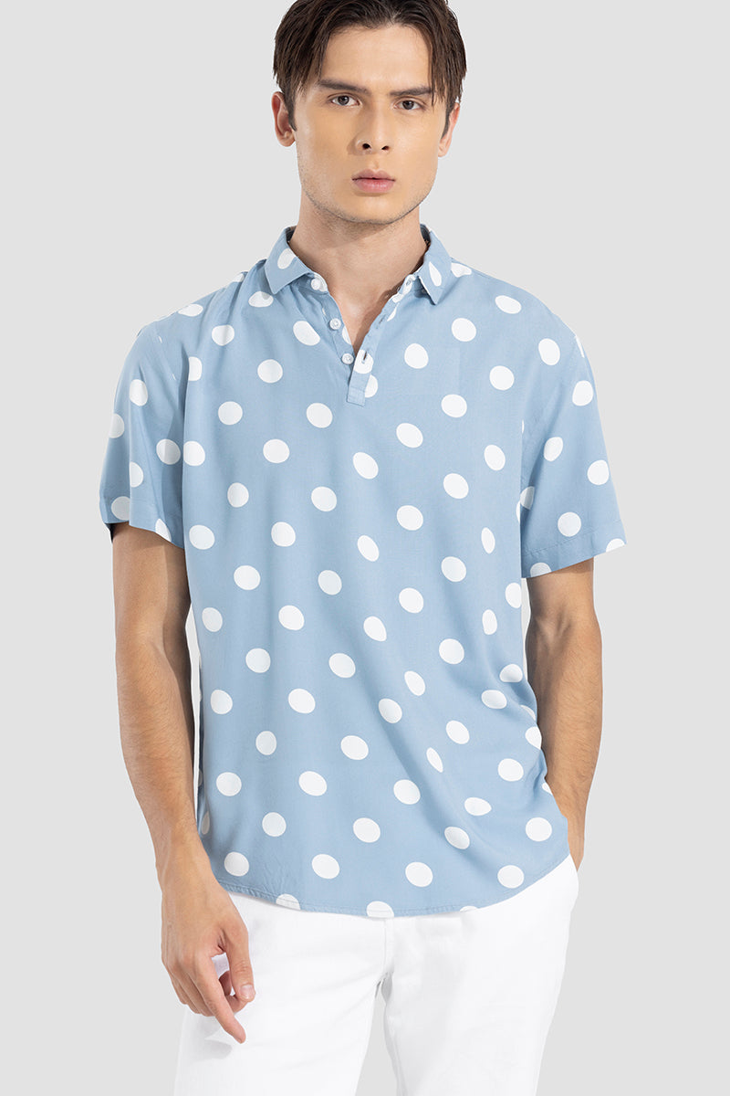 Polka dot polo hotsell