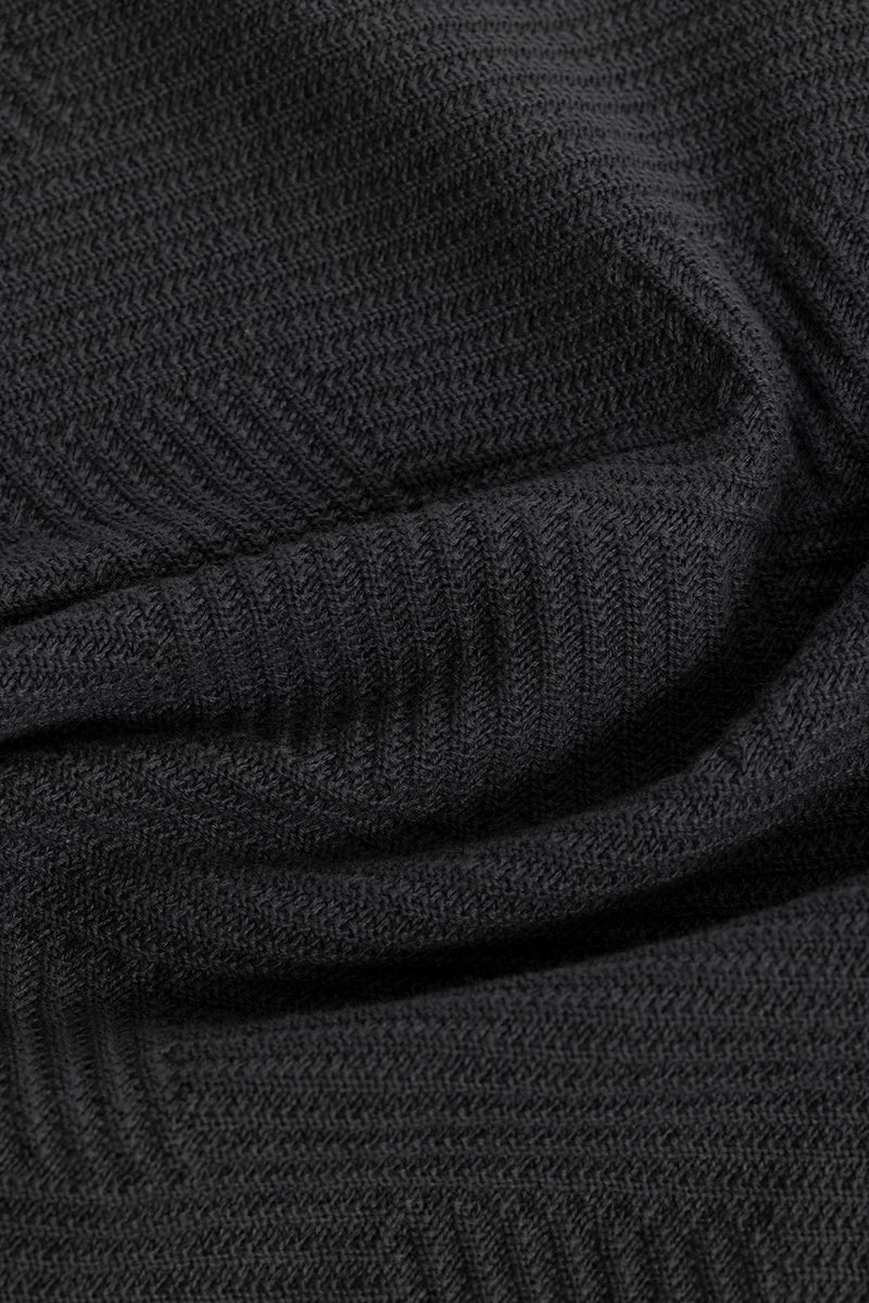 Buy Men's Crochet Grey Polo T-Shirt Online | SNITCH