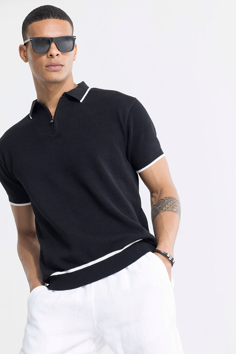 Paladin Black Polo T-Shirt
