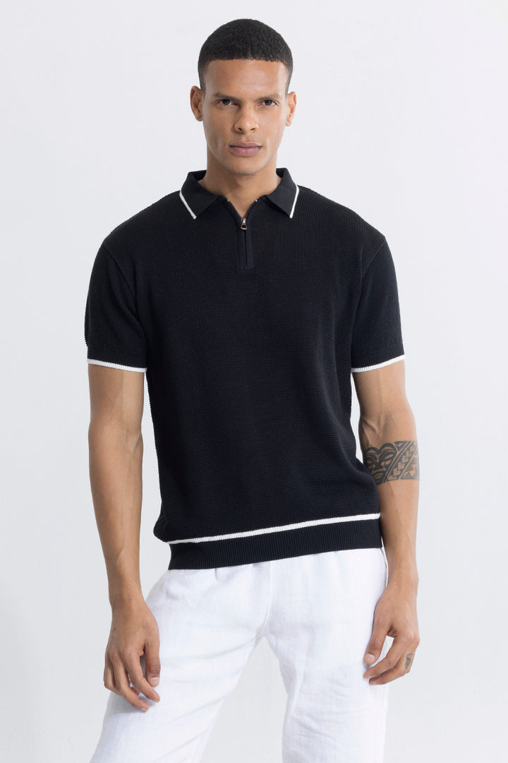 Paladin Black Polo T-Shirt