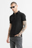 Scopic Black Polo T-Shirt