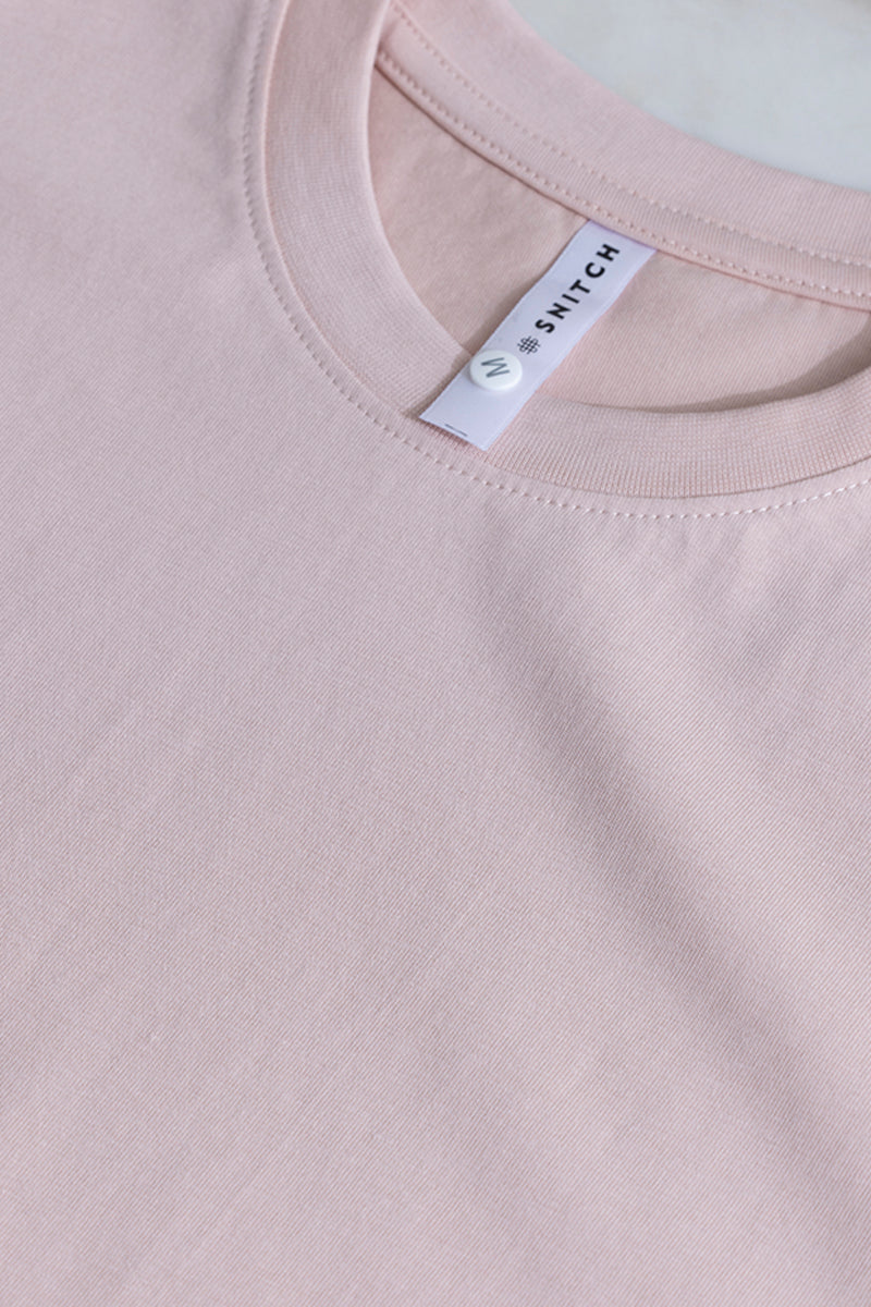 Buy Men's CoreComfort Pink T-Shirt Online | SNITCH