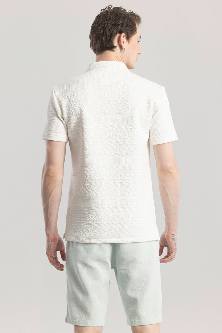 Stockade White Polo T-Shirt
