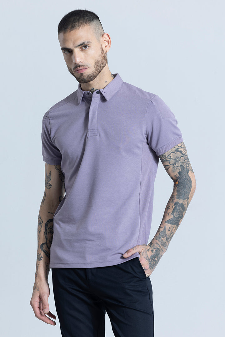Urbanoid Lavender Polo T-Shirt