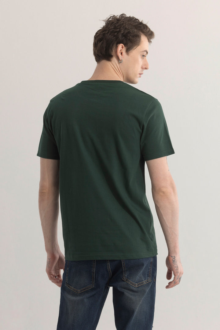 Stylusion Green Printed T-shirt