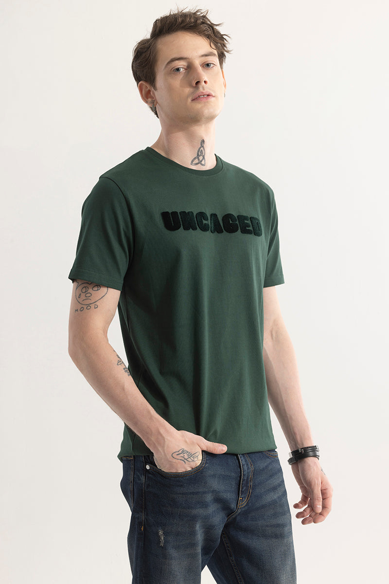 Stylusion Green Printed T-shirt