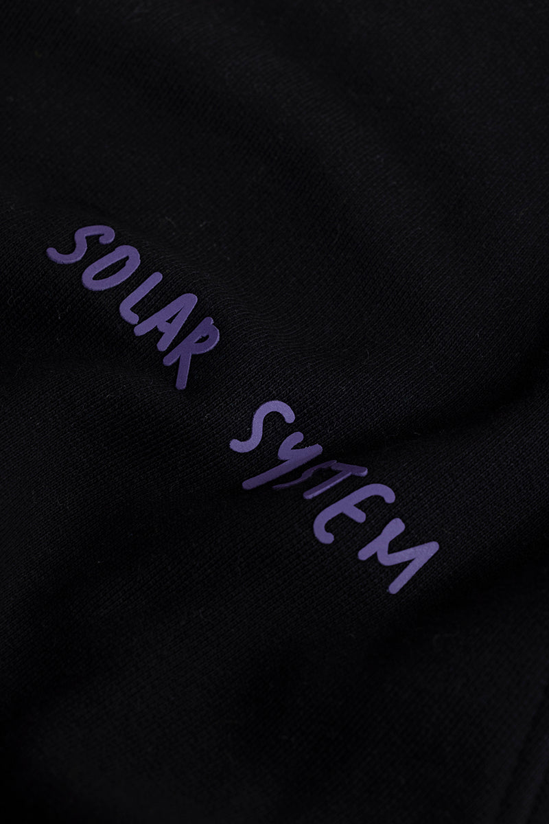 Solar System Black Sweatshirt