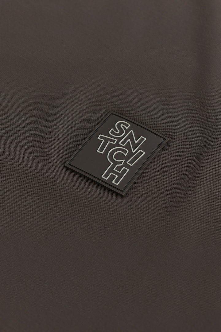 Mid Logo Ash Grey Sweatshirt