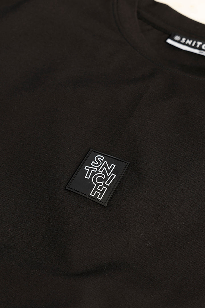 Mid Logo Black Sweatshirt