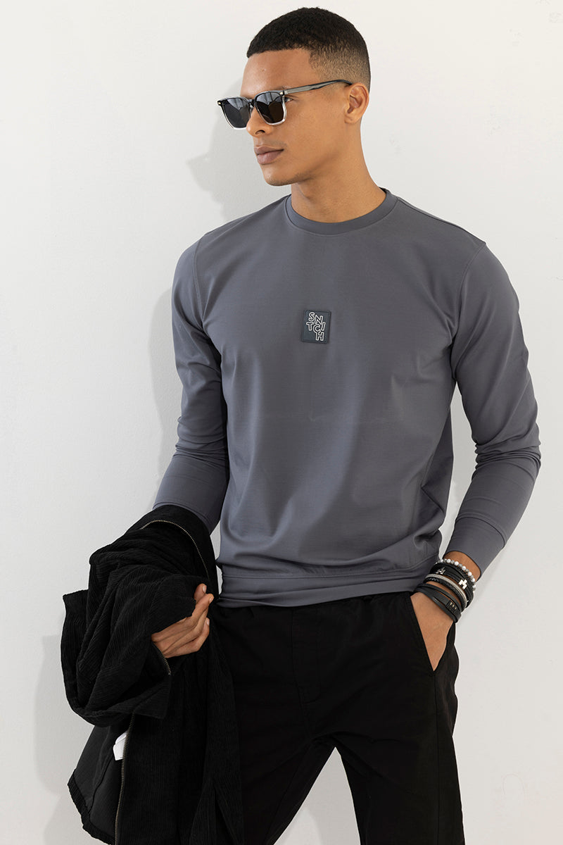 Mid Logo Anchor Grey Sweatshirt