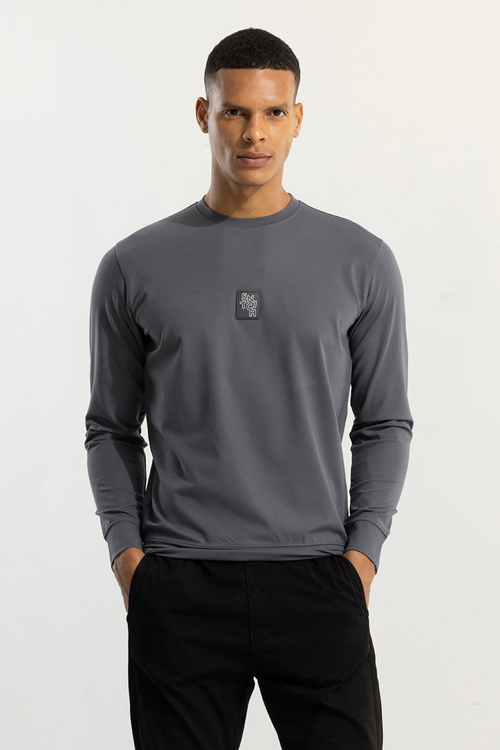 Mid Logo Anchor Grey Sweatshirt