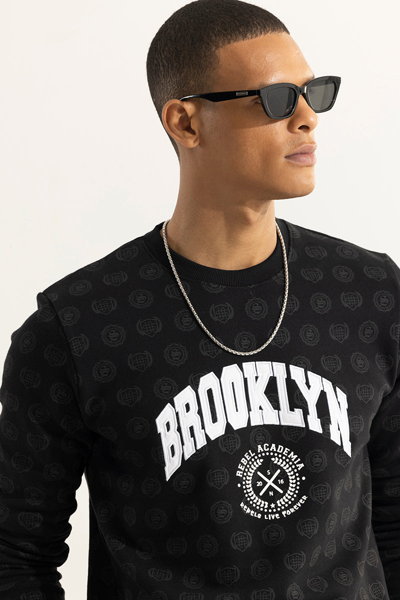 Brooklyn Black Sweatshirt