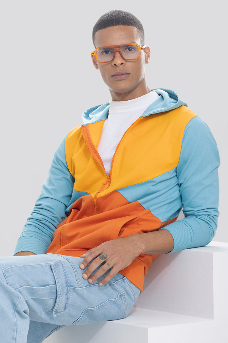 Hoodie orange colour new arrivals