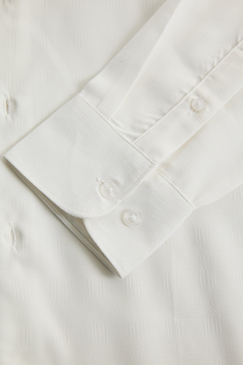 Buy Men's White French Collar Shirt Online Snitch SNITCH