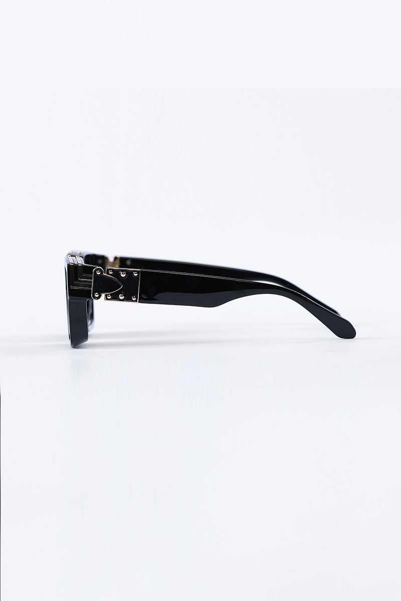 Retro Small Square Sunglasses Men Women Metal Frame Rectangle Sunglasses  Eyewear | eBay