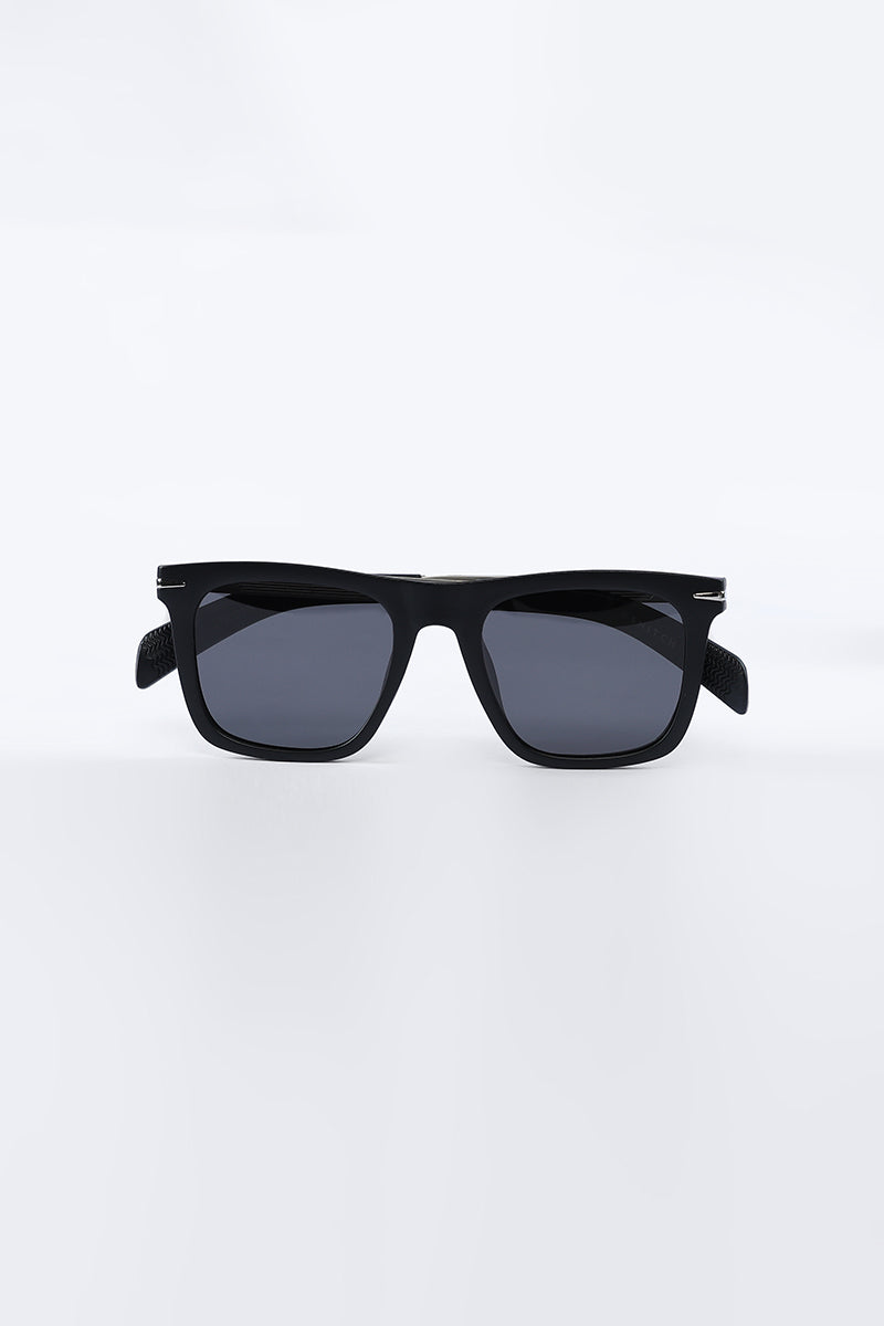 Recycled & Polarized Eco Sunglasses in Black - Oceanness