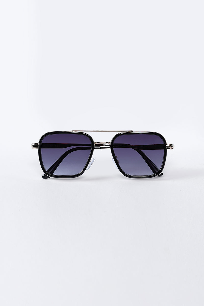 Grifti - Minimalistic skinny square aviator sunglasses | PopShady Eyewear