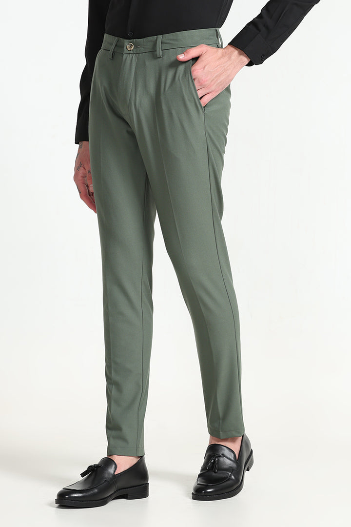 Poise Olive Green Trousers