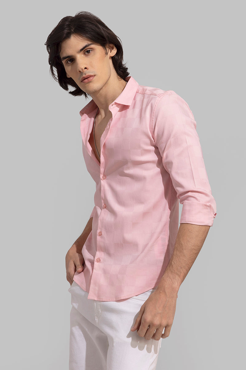 Self Square Pink Shirt